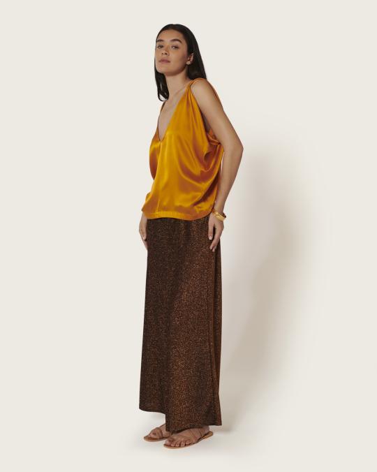 Karma Koma Top En Soie Santa HK GREEN