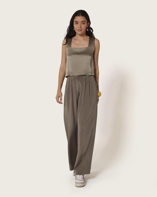 Karma Koma Top En Soie Texas SNOW