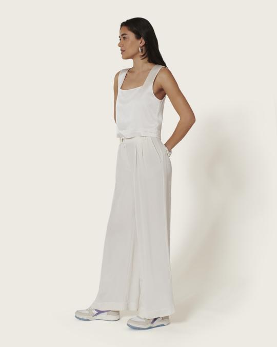 Karma Koma Top En Soie Texas SNOW