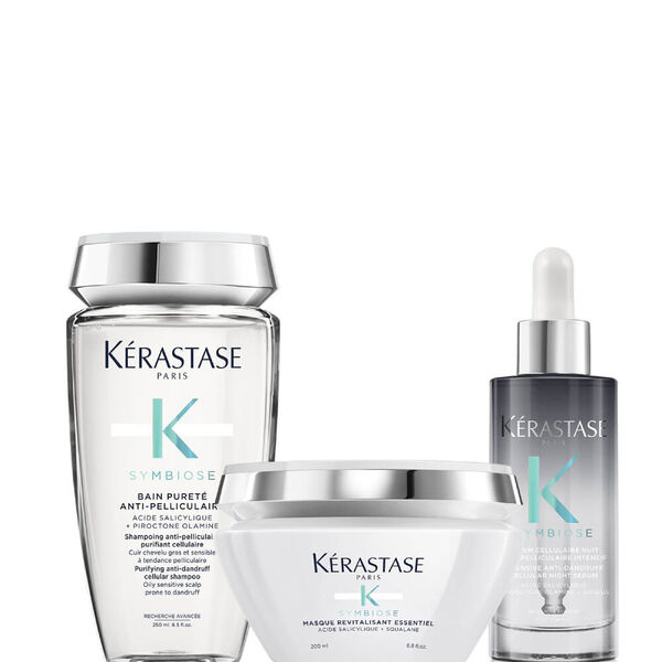 kerastase Trio Symbiose anti-pelliculaire cuir chevelu gras