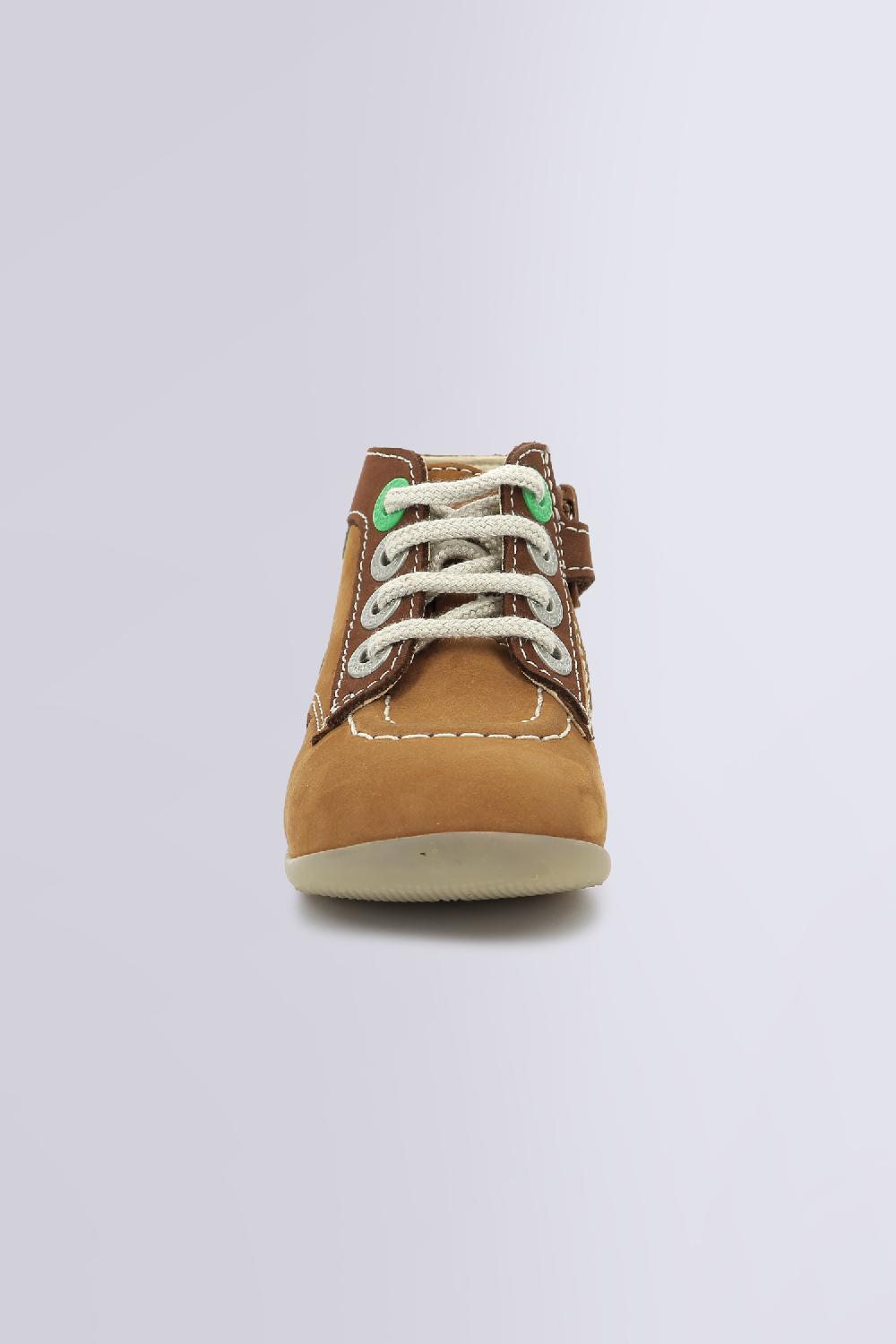 Kickers BONZIP CAMEL MARRON TRICOLORE