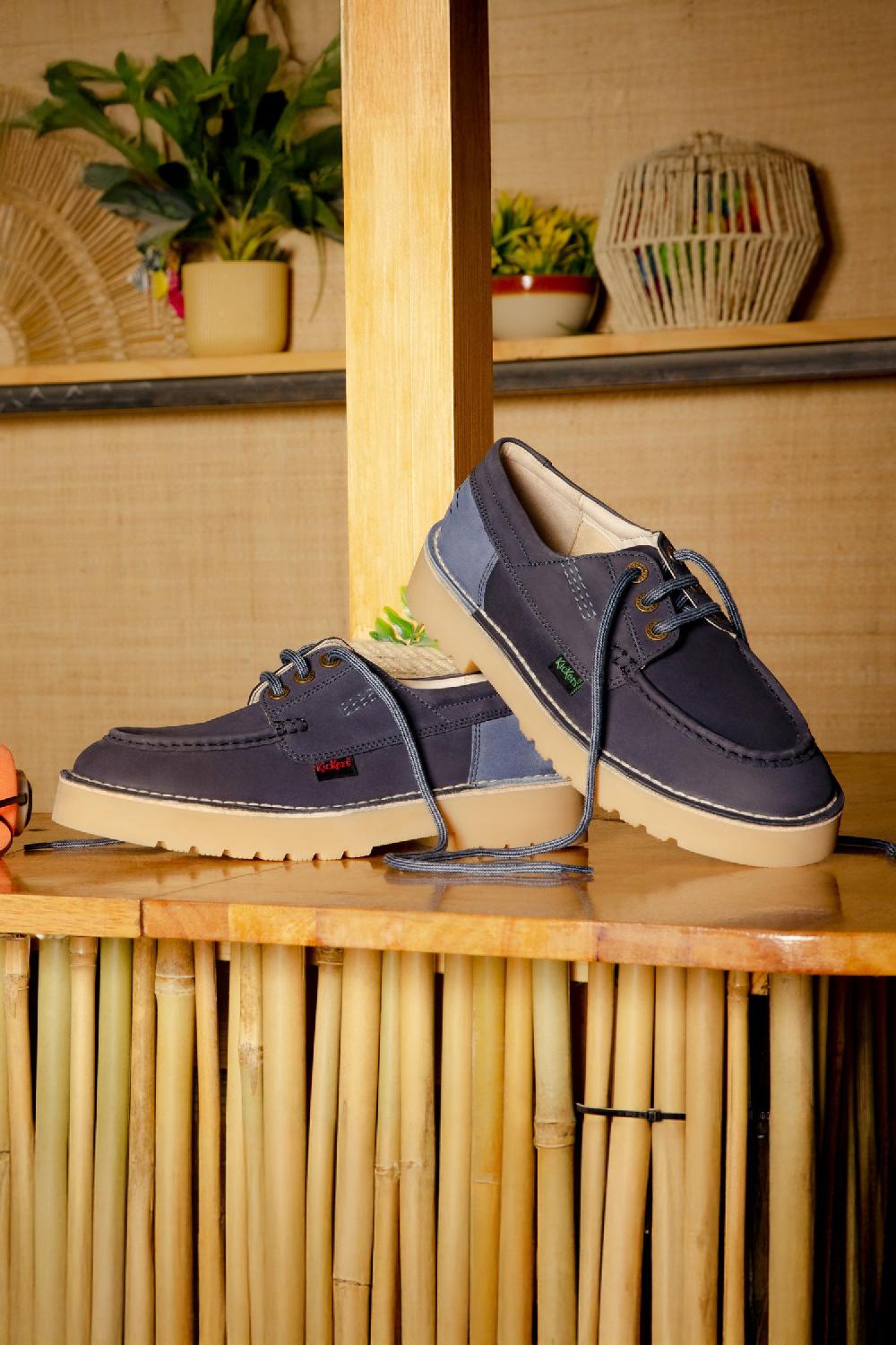 kickers Daltrey boat Bleu fonce