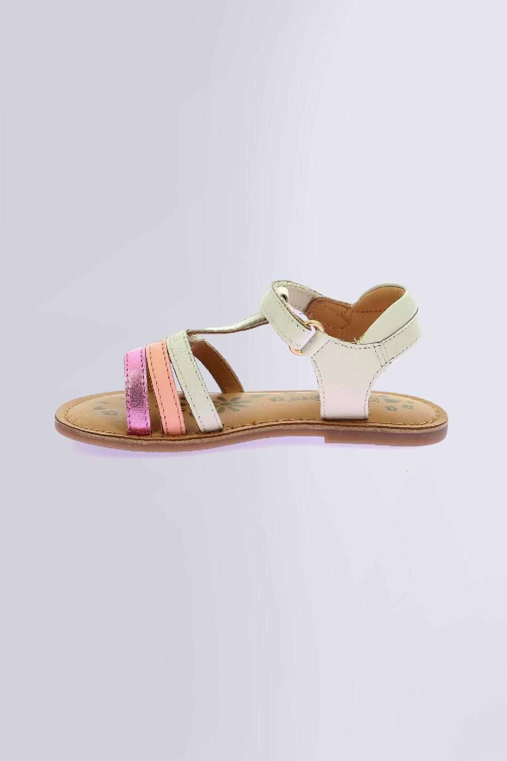 Kickers Diamanto Blanc Casse Rose