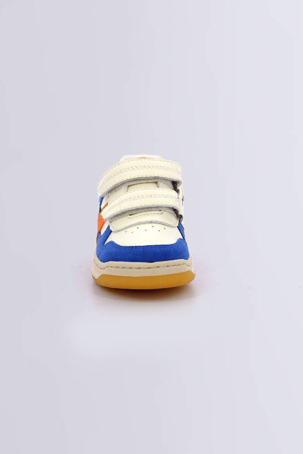 Kickers Kalido Blanc Bleu Orange