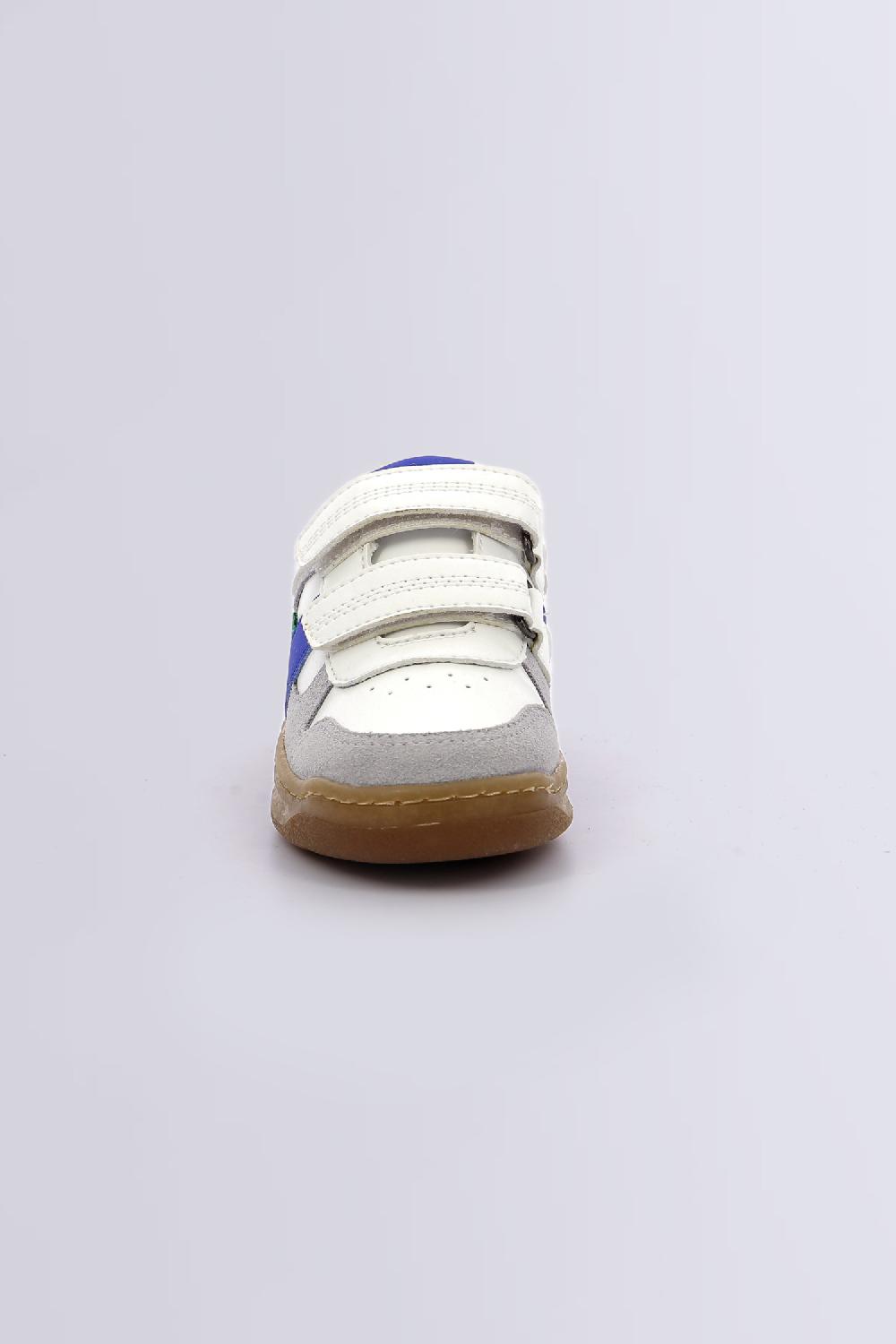 Kickers Kalido Blanc Gris Bleu