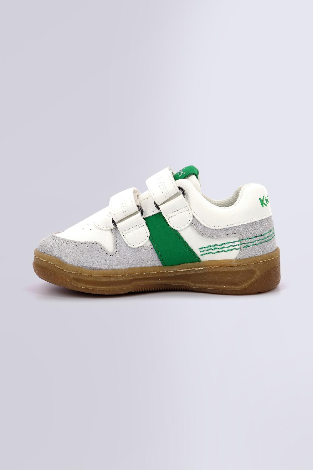 Kickers KALIDO BLANC GRIS VERT
