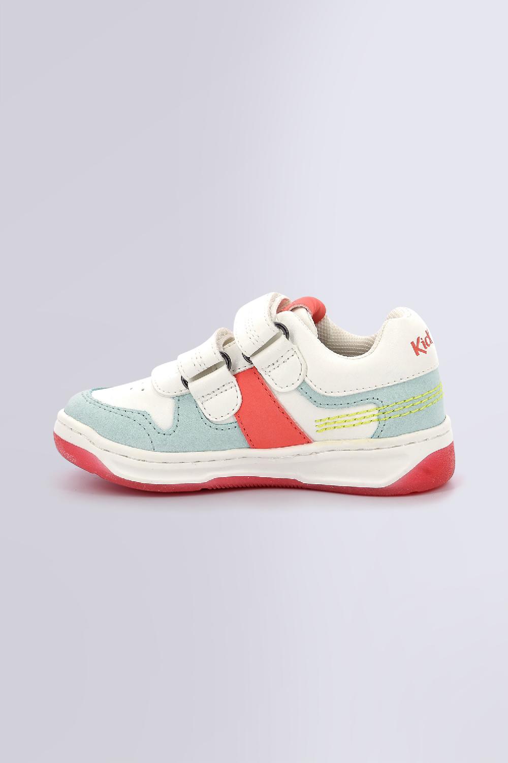 Kickers KALIDO BLANC ROSE BLEU