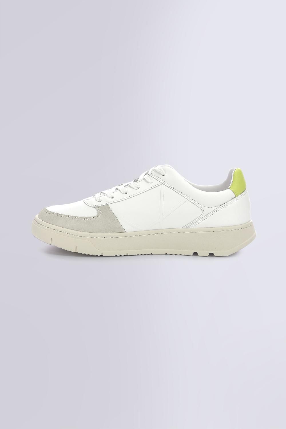 Kickers Kick Allow Blanc Jaune Fluo