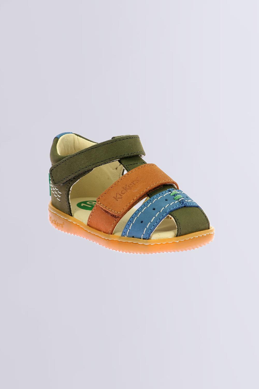 Kickers Kick Bazar Kaki Camel Bleu
