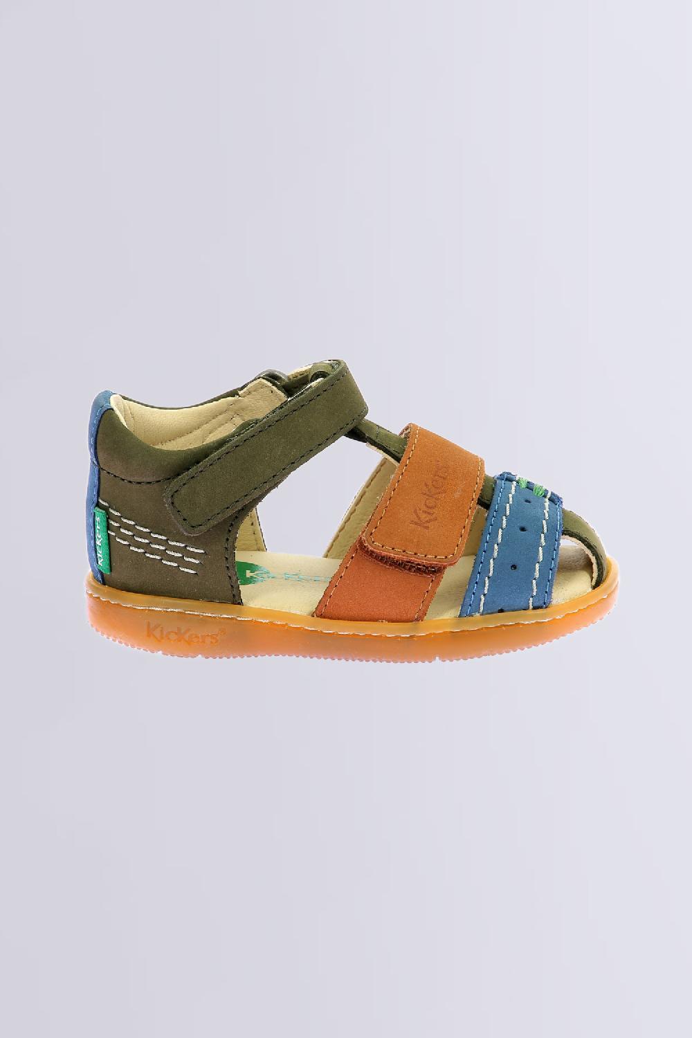 Kickers Kick Bazar Kaki Camel Bleu
