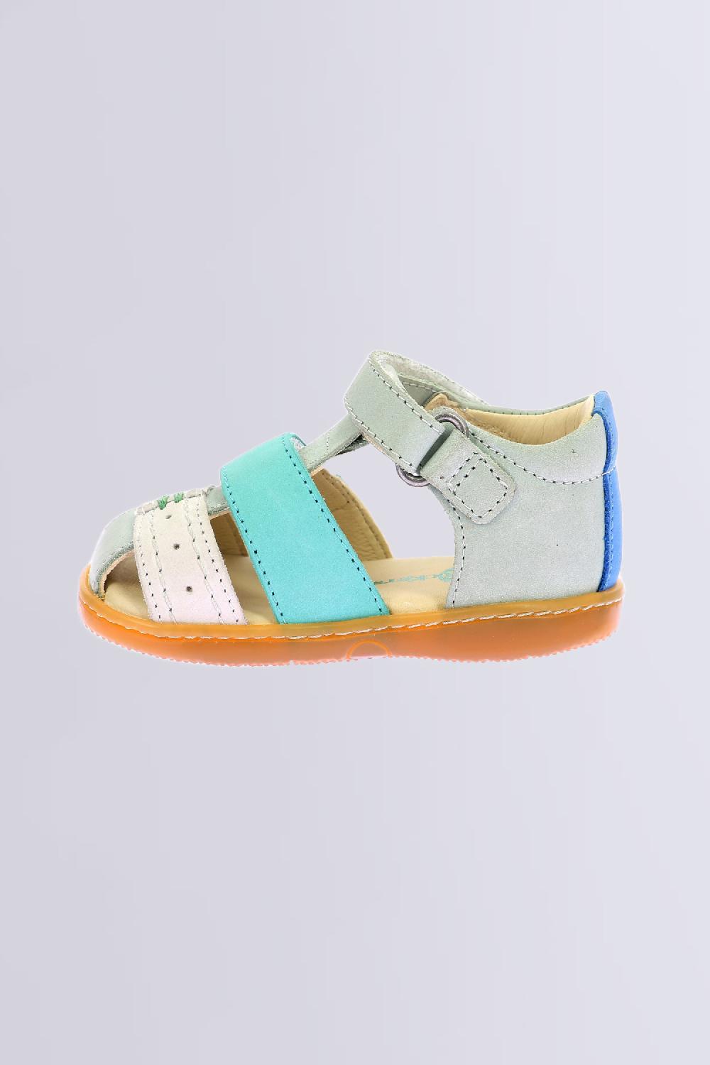 Kickers Kick Bazar Vert Blanc Casse Turquoise