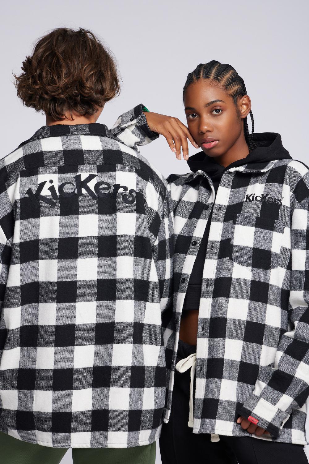 Kickers Kick Check Noir