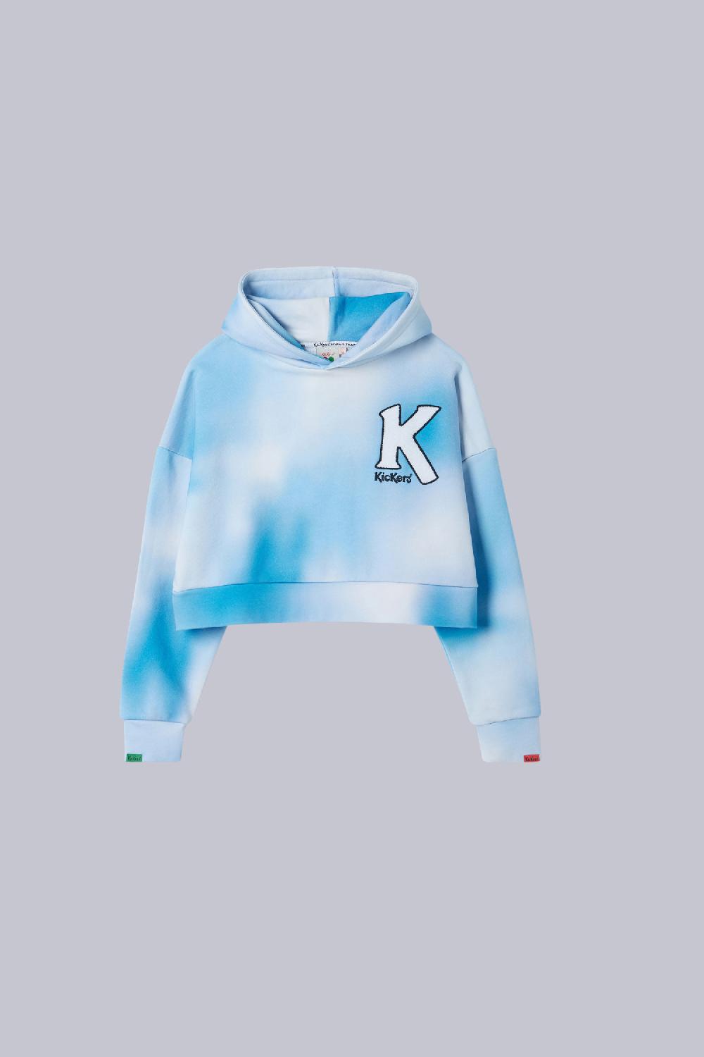 kickers Kick Crop Bleu