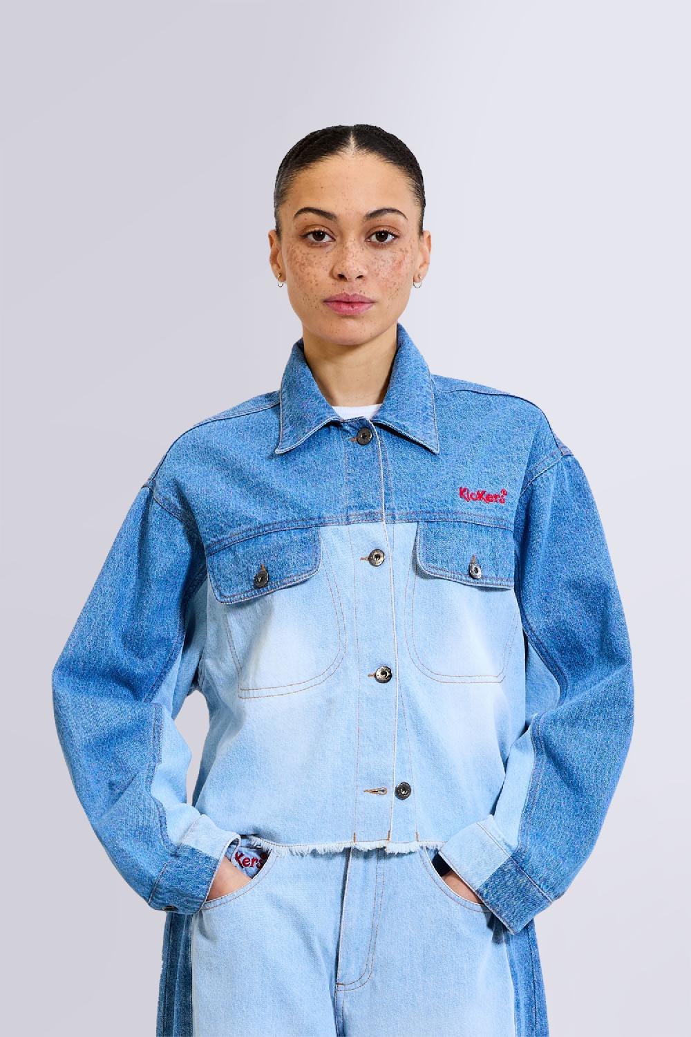 Kickers Kick Denim Bleu