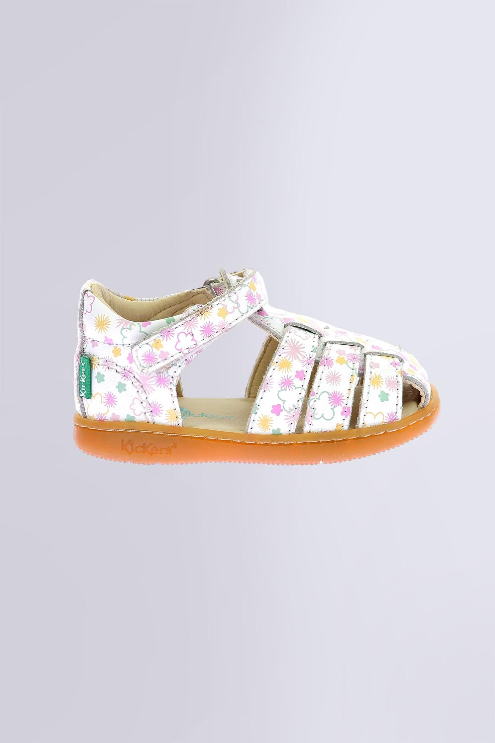 Kickers Kick Flo Blanc Imprime Festi Ete