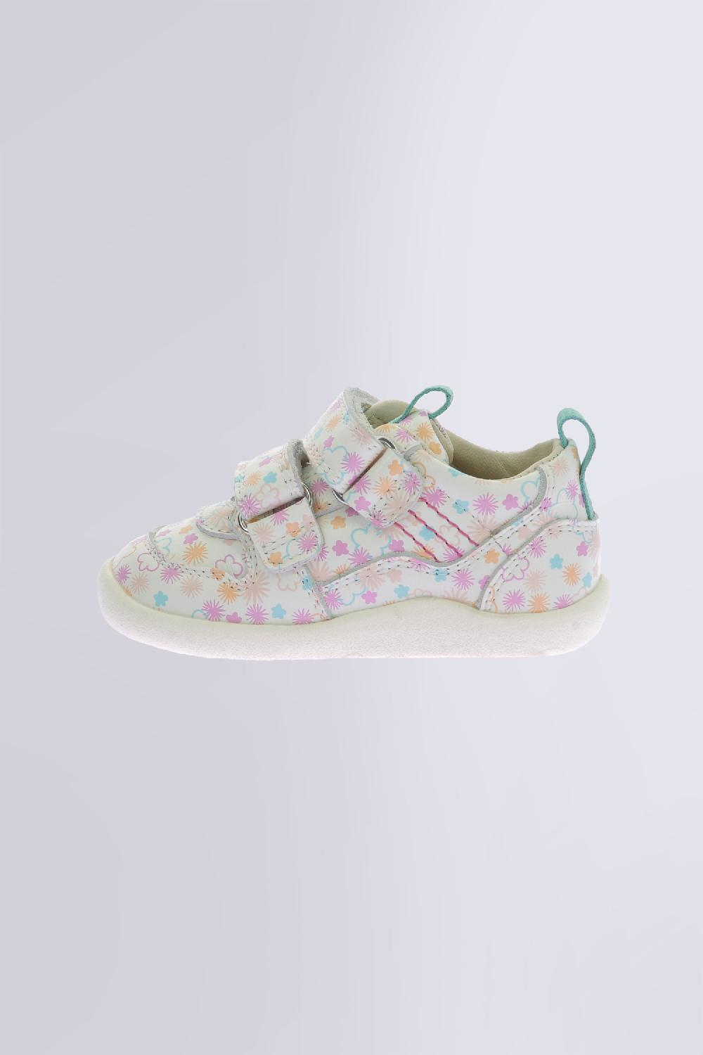 Kickers Kick Frapy Blanc Imprime Festi Ete