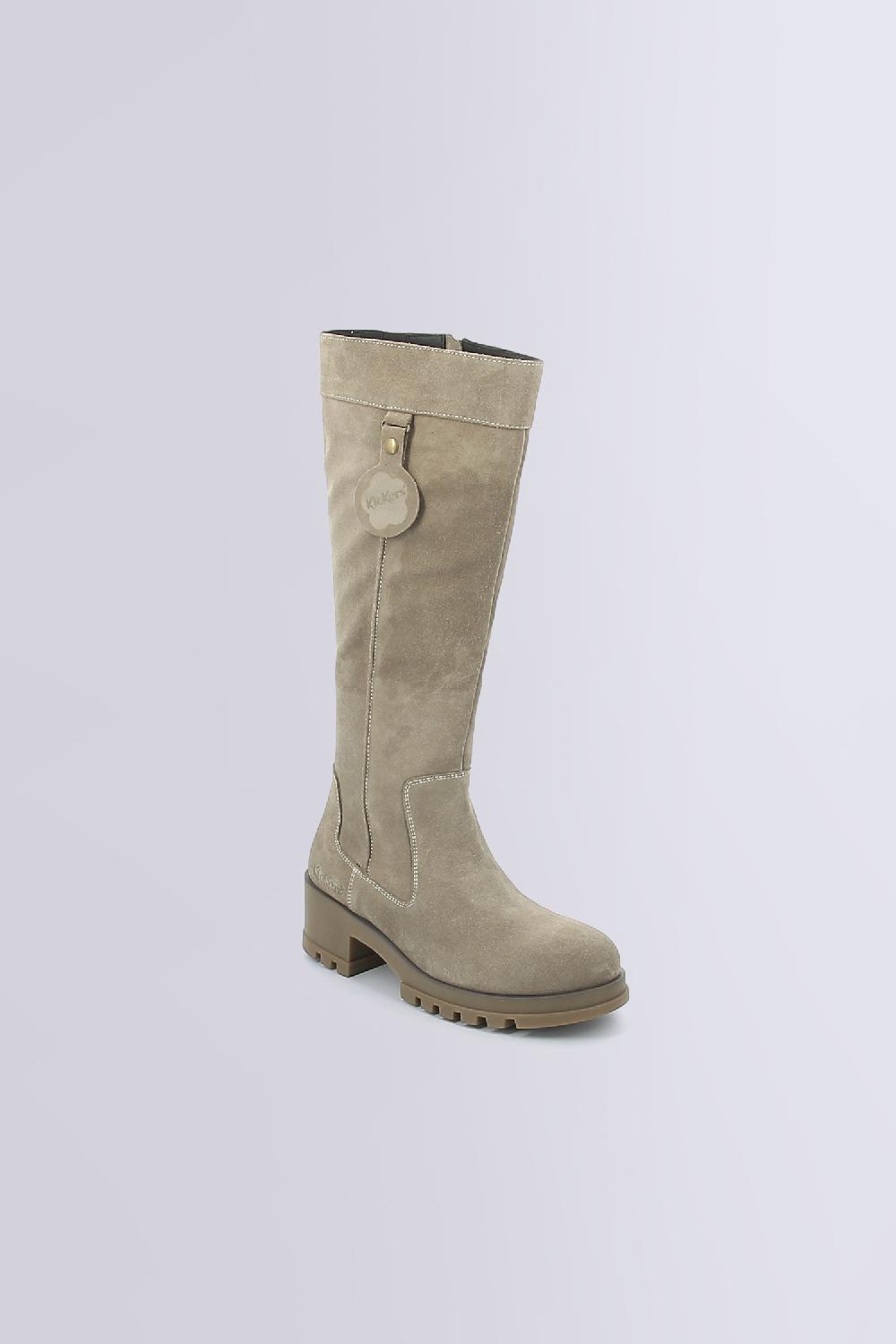 kickers KICK HIGHER BEIGE ARGENT