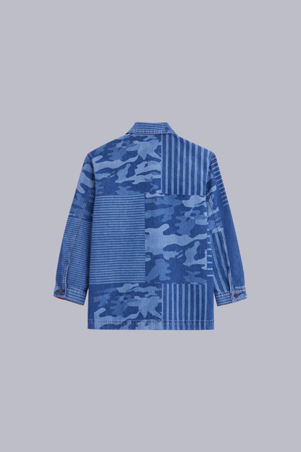 Kickers Kick Jacket Bleu Camouflage
