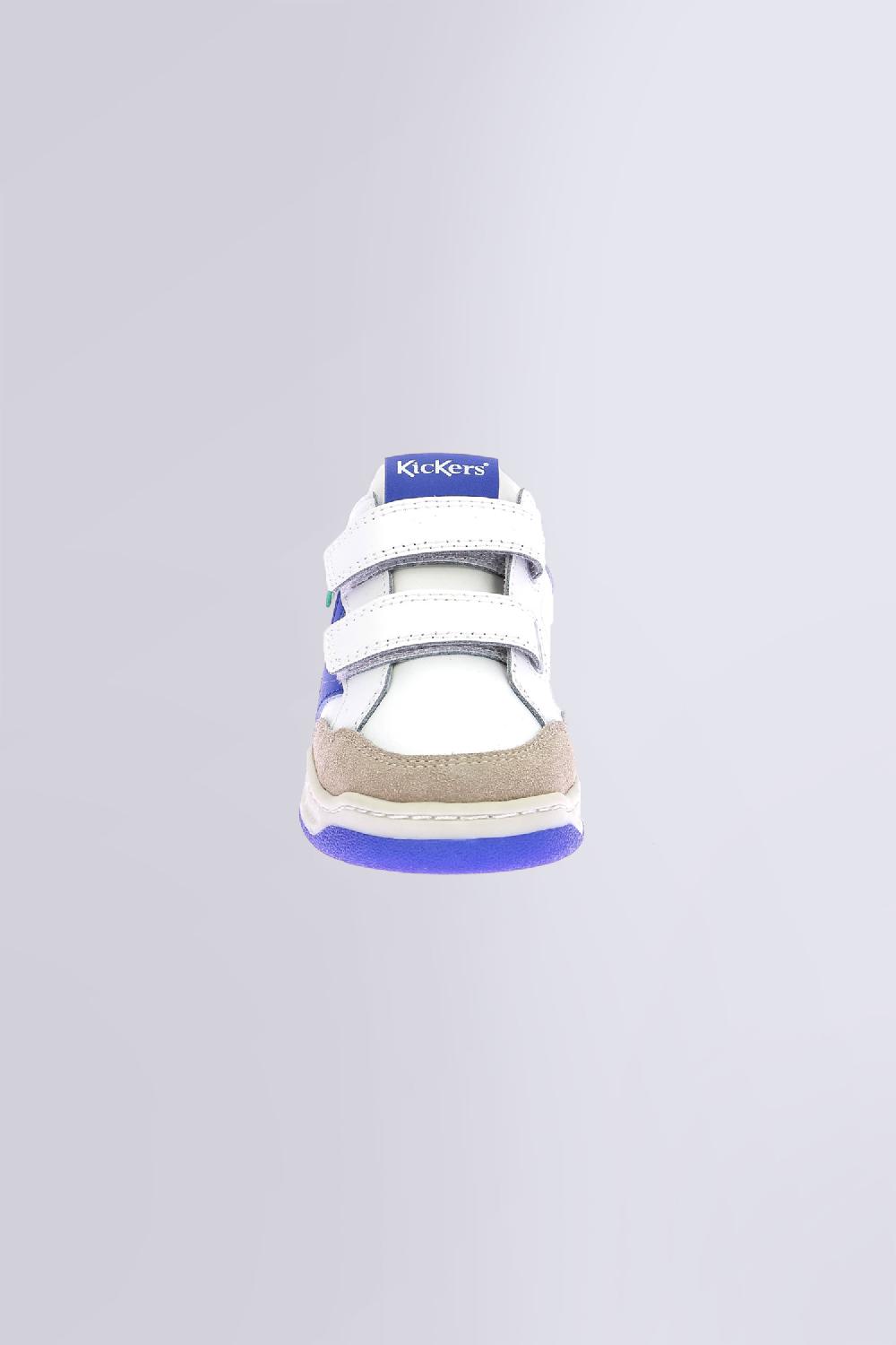 Kickers Kick Kagal Blanc Casse Bleu