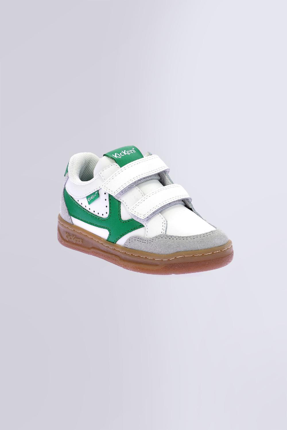 Kickers Kick Kagal Blanc Vert