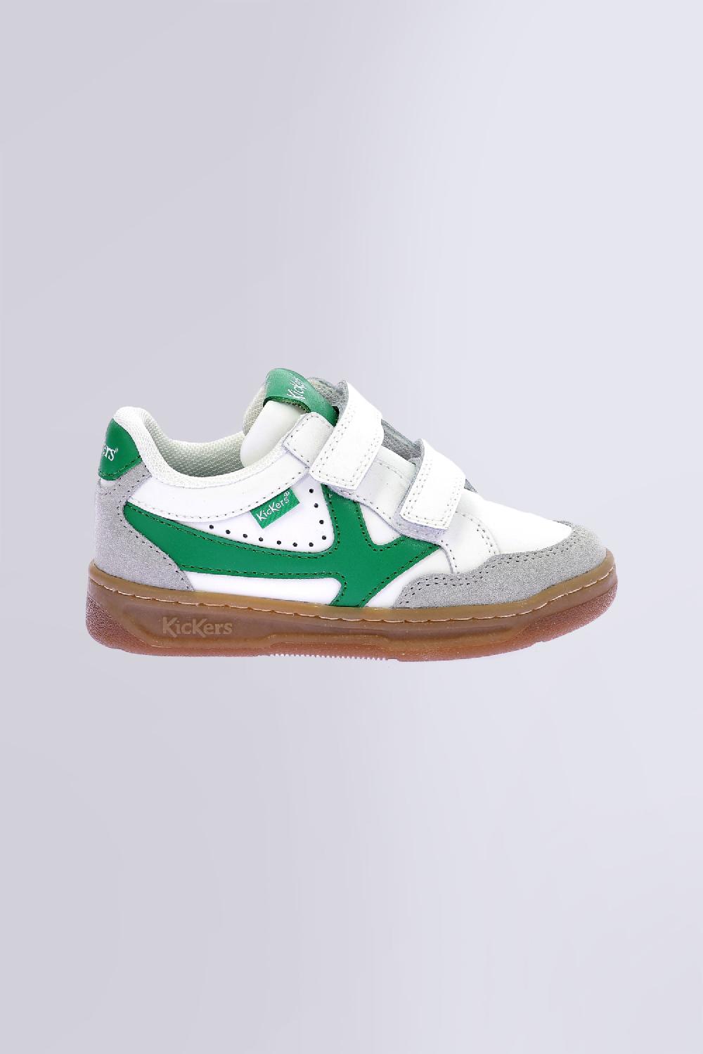 Kickers Kick Kagal Blanc Vert