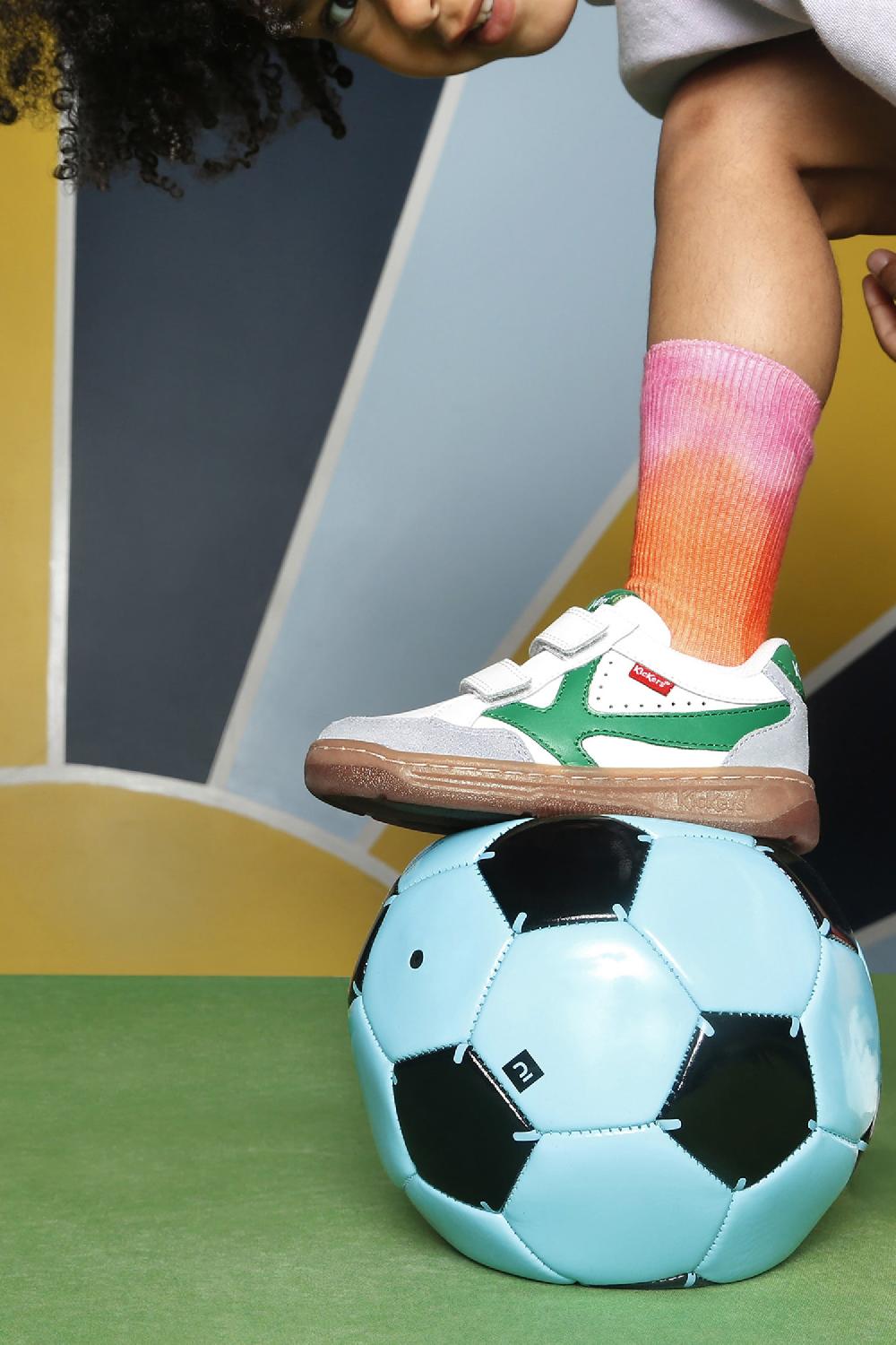 kickers Kick kagal Blanc vert