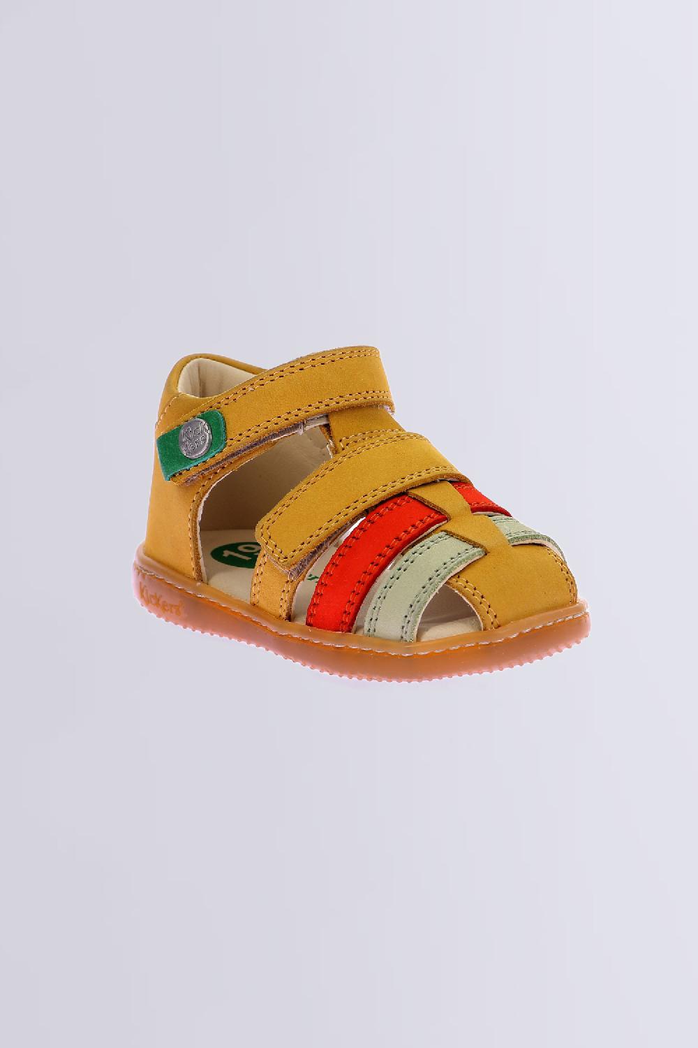 kickers Kick pod Jaune orange vert