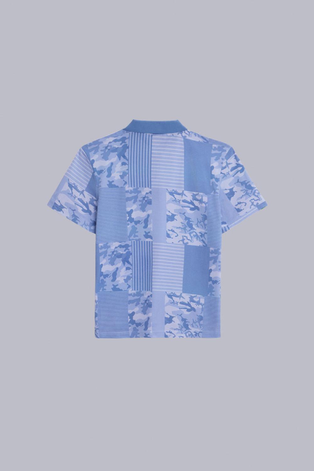 Kickers Kick Polo Bleu Camouflage