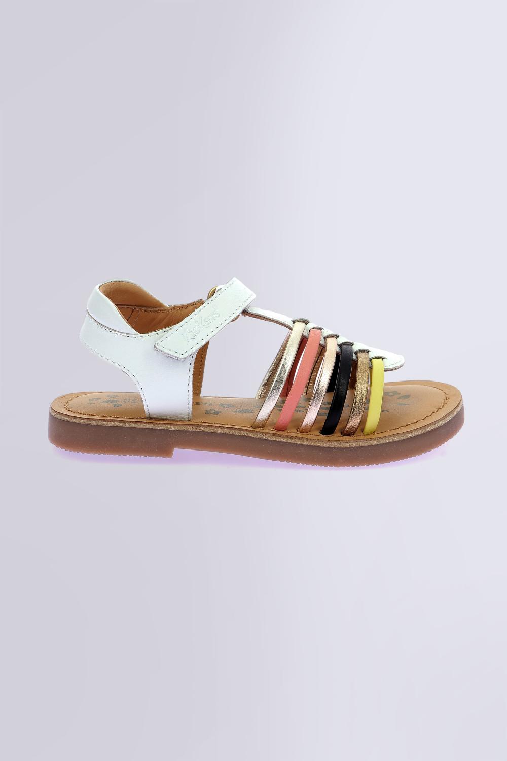 Kickers Kick Prella Blanc Multicolor