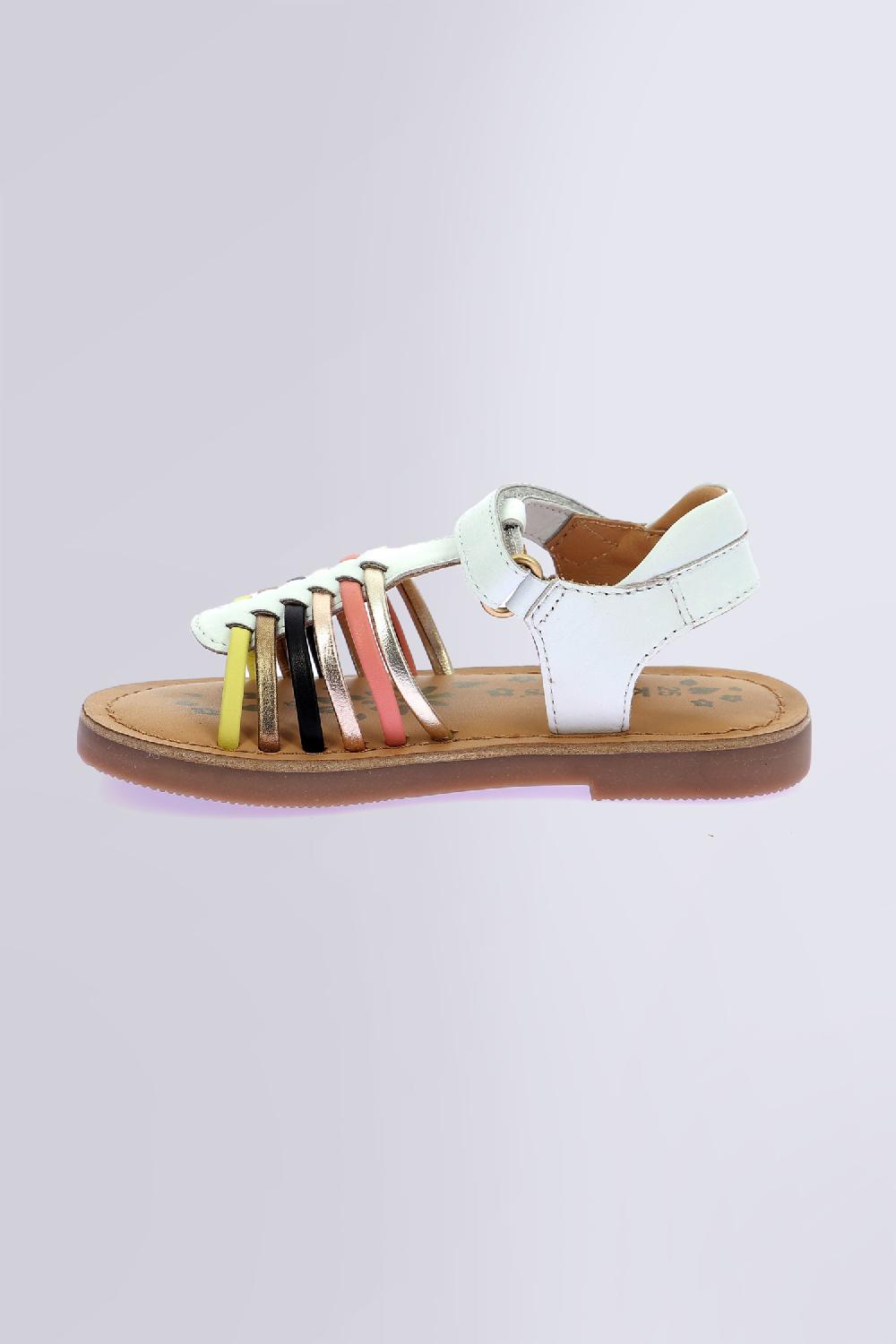 Kickers Kick Prella Blanc Multicolor
