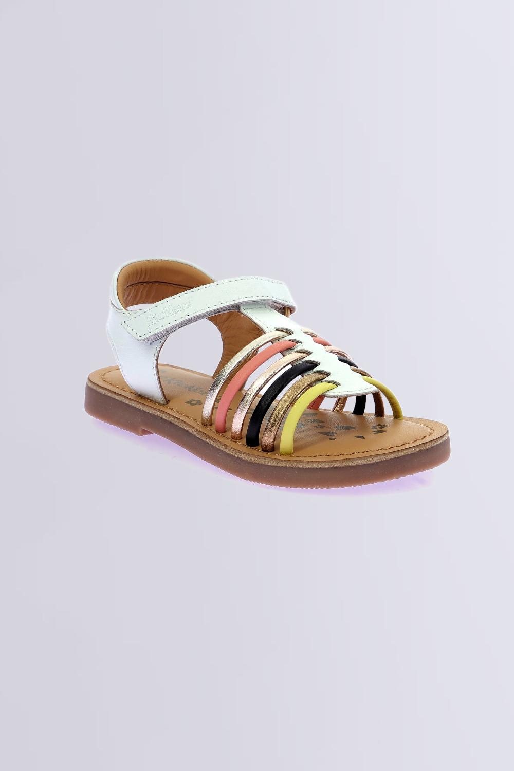 kickers Kick prella Blanc multicolor