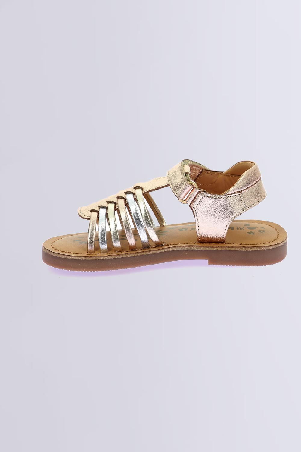 Kickers Kick Prella Or Rose Multicolor Metal