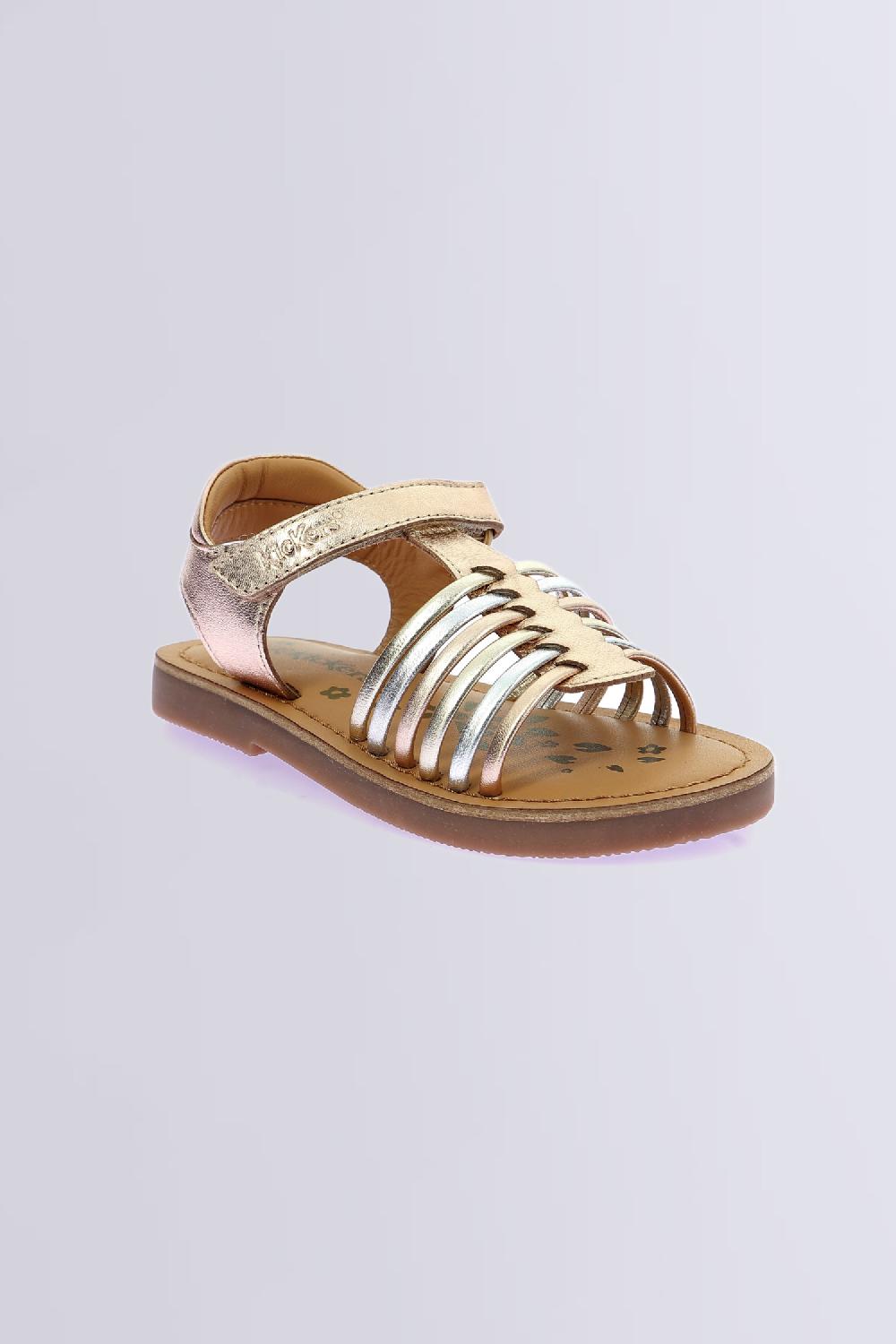 kickers Kick prella Or rose multicolor metal