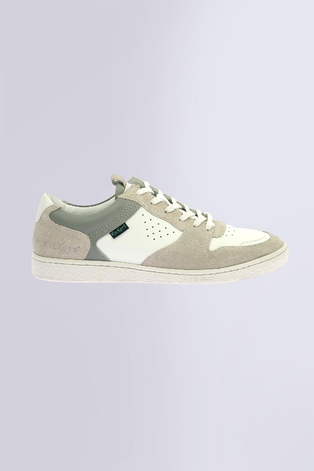 Kickers Kick Sackers Beige Blanc Casse Kaki