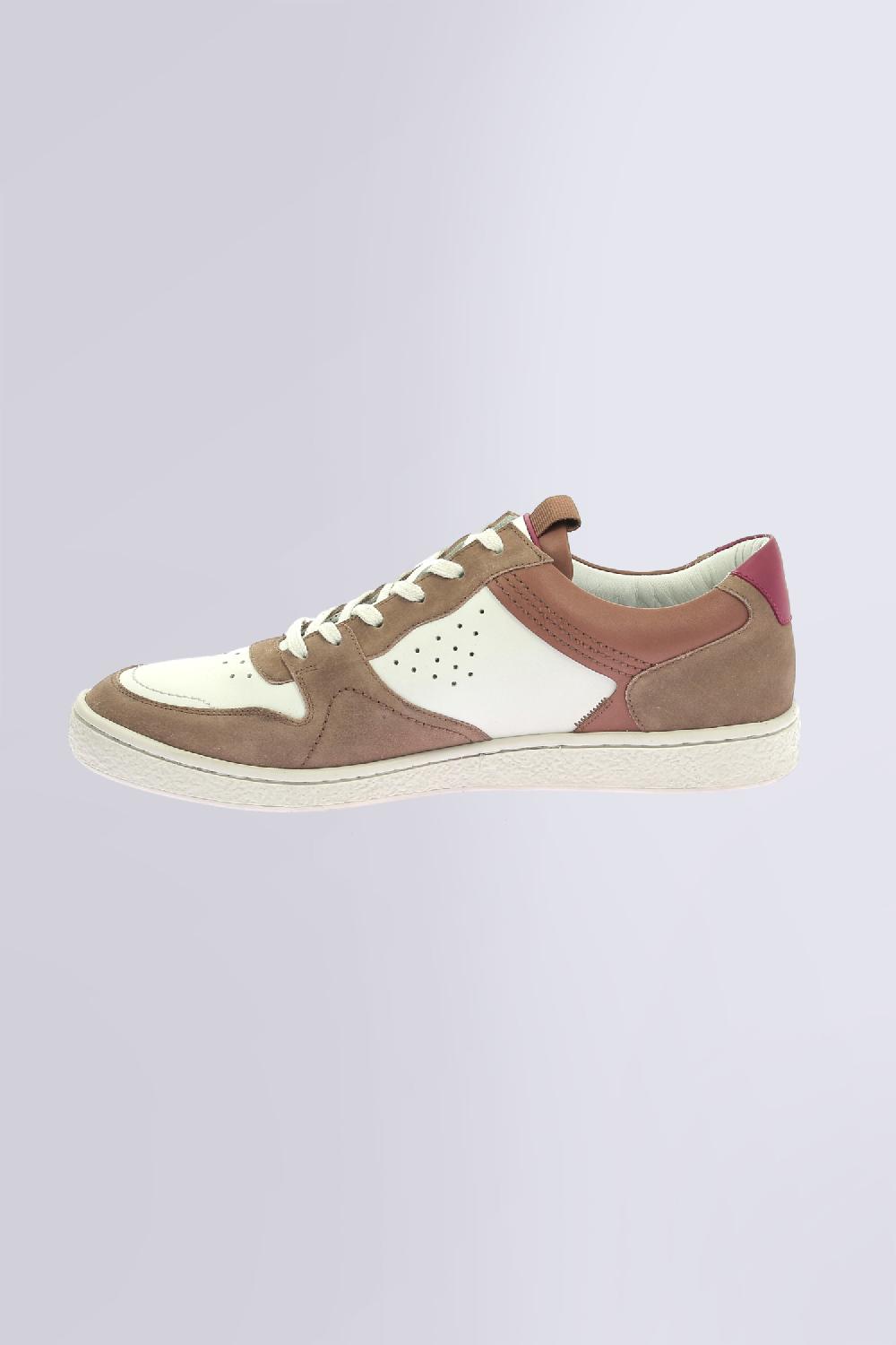 Kickers Kick Sackers Camel Blanc Casse Rouge