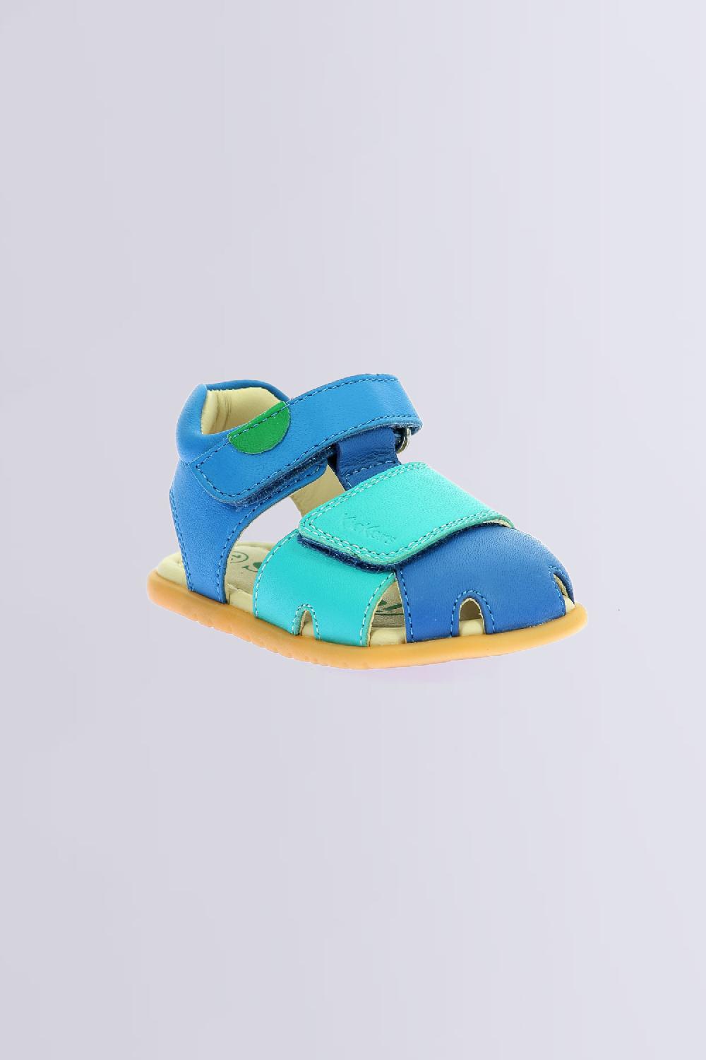 kickers Kick sumkratch Bleu bleu fonce vert