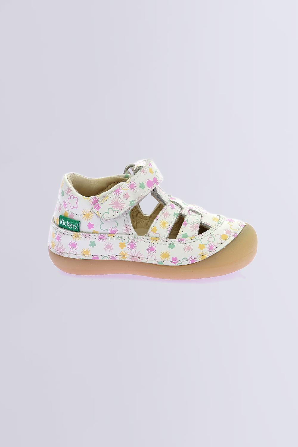 Kickers Kick Sushyk Lt Blanc Imprime Festi Ete