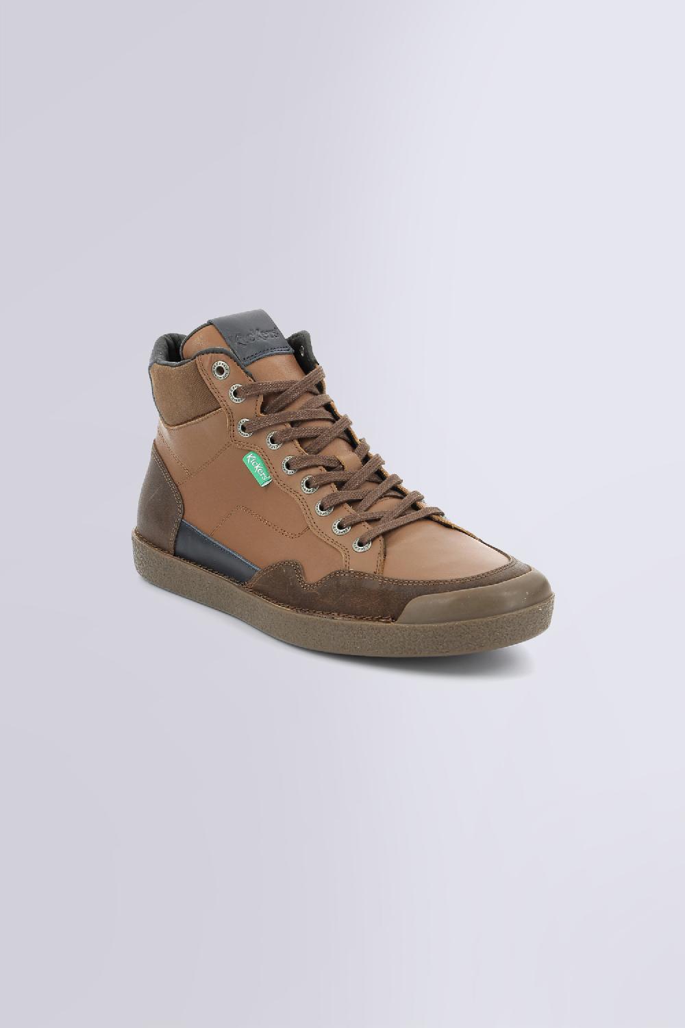 kickers KICK TRIPARTY CAMEL COGNAC MARINE