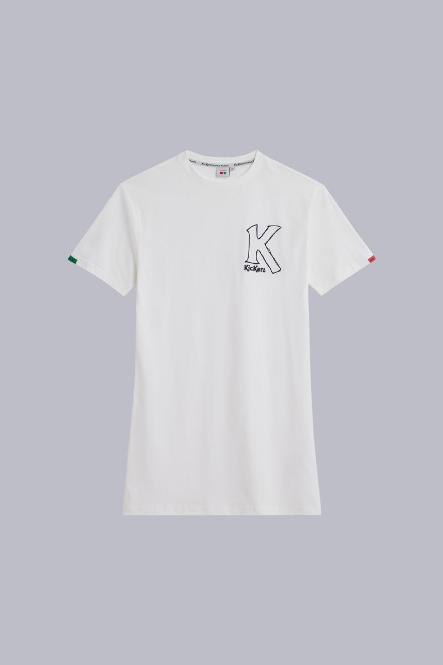 kickers Kick Tshirt Dress Blanche