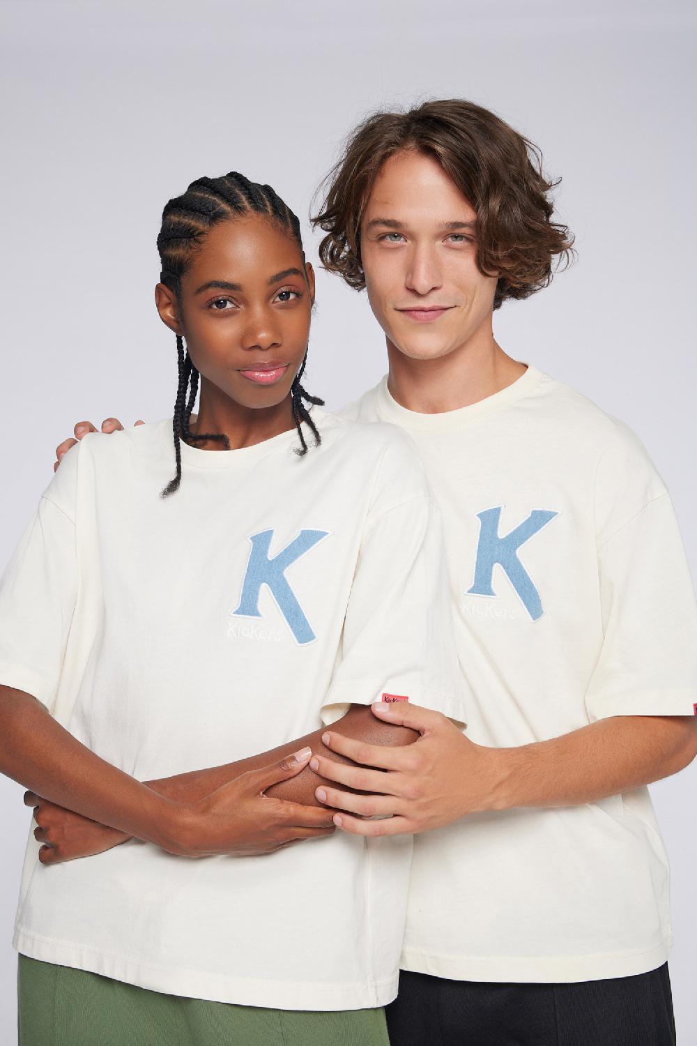 Kickers Kick TShirt Écru