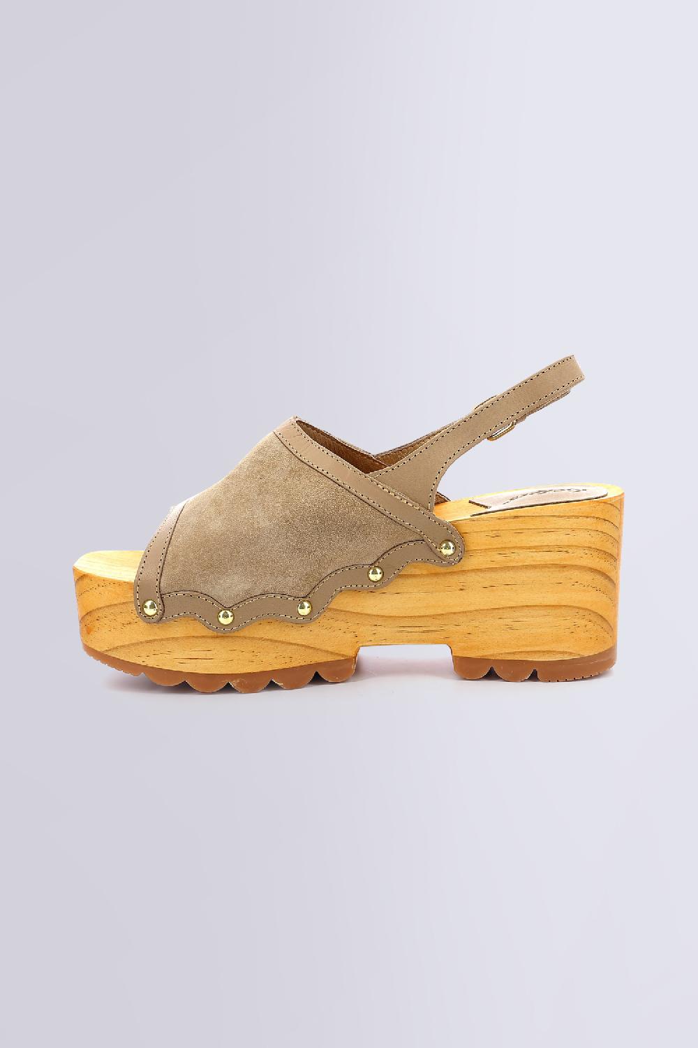 Kickers KICK WEDGE WOOD BEIGE CLAIR
