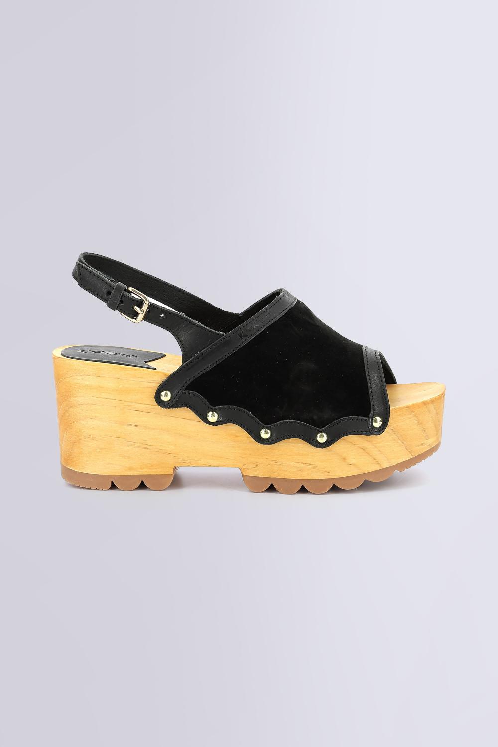 Kickers KICK WEDGE WOOD NOIR