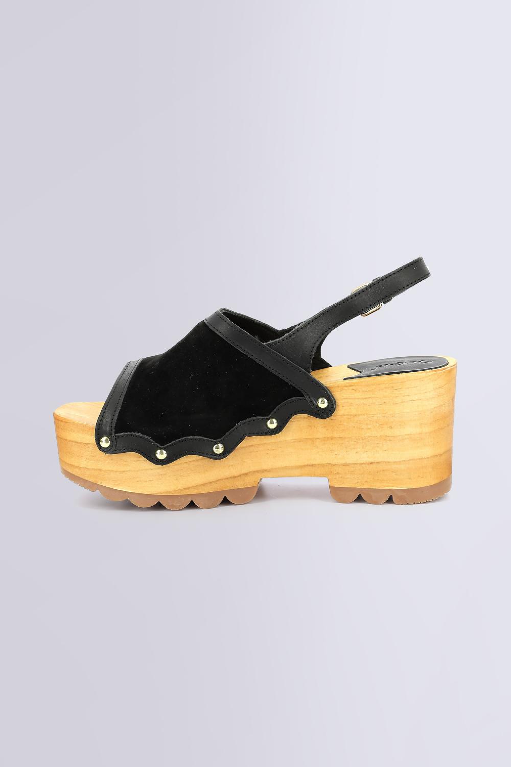 Kickers KICK WEDGE WOOD NOIR