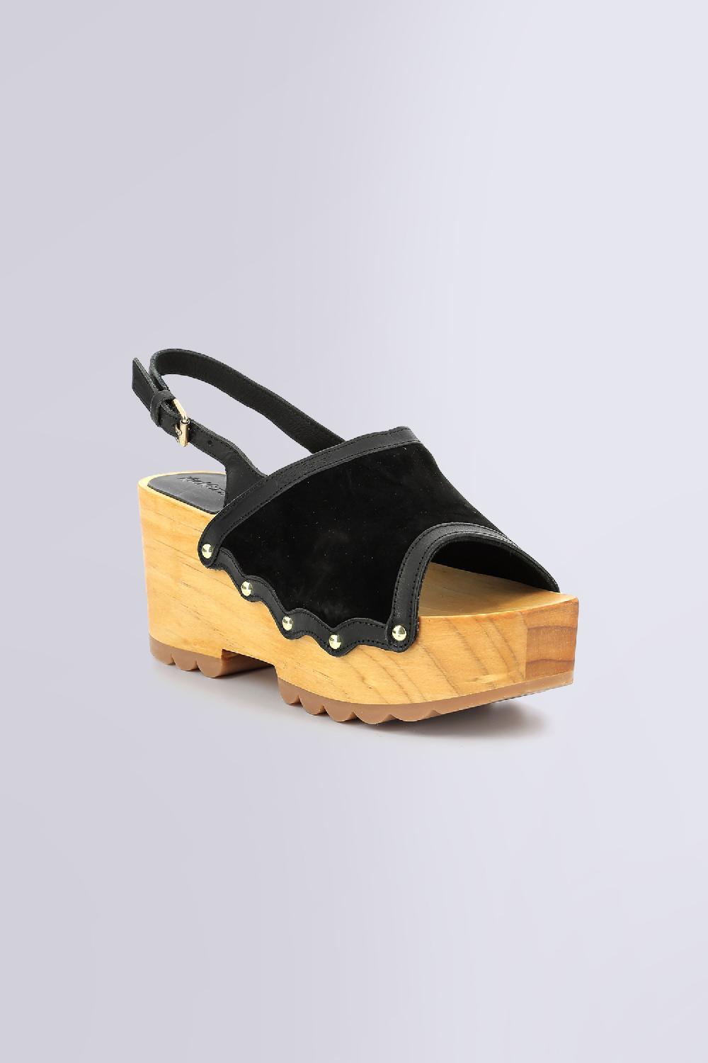 kickers KICK WEDGE WOOD NOIR