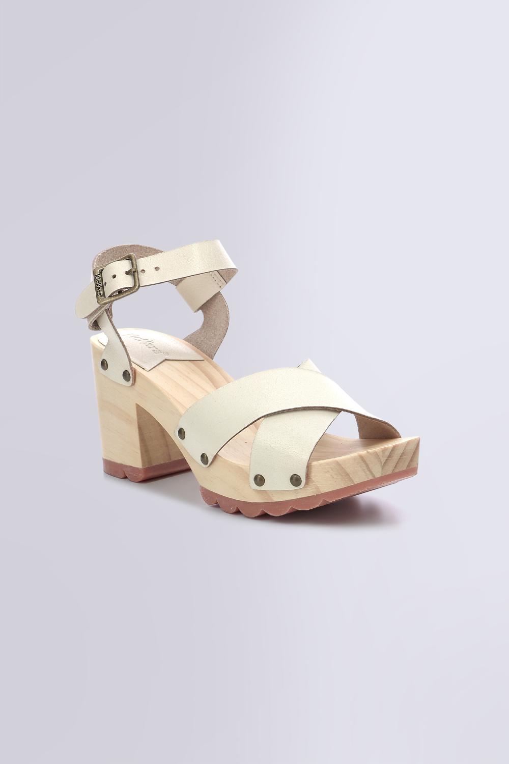 kickers KICK WISE BLANC CASSE