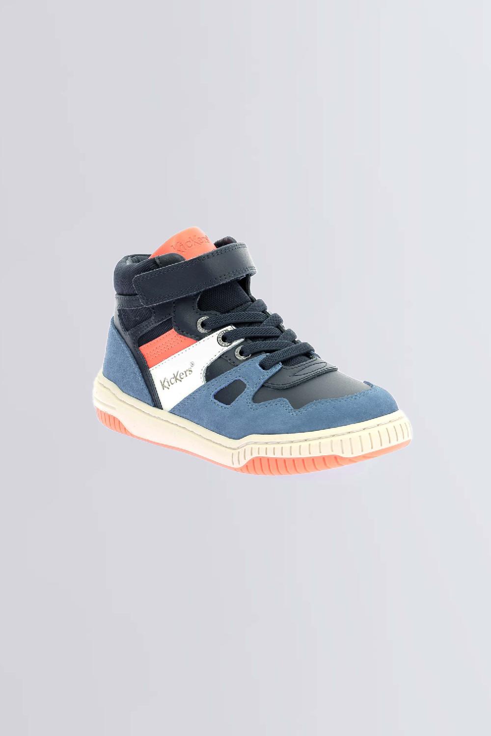 kickers Kick92 Bleu marine orange
