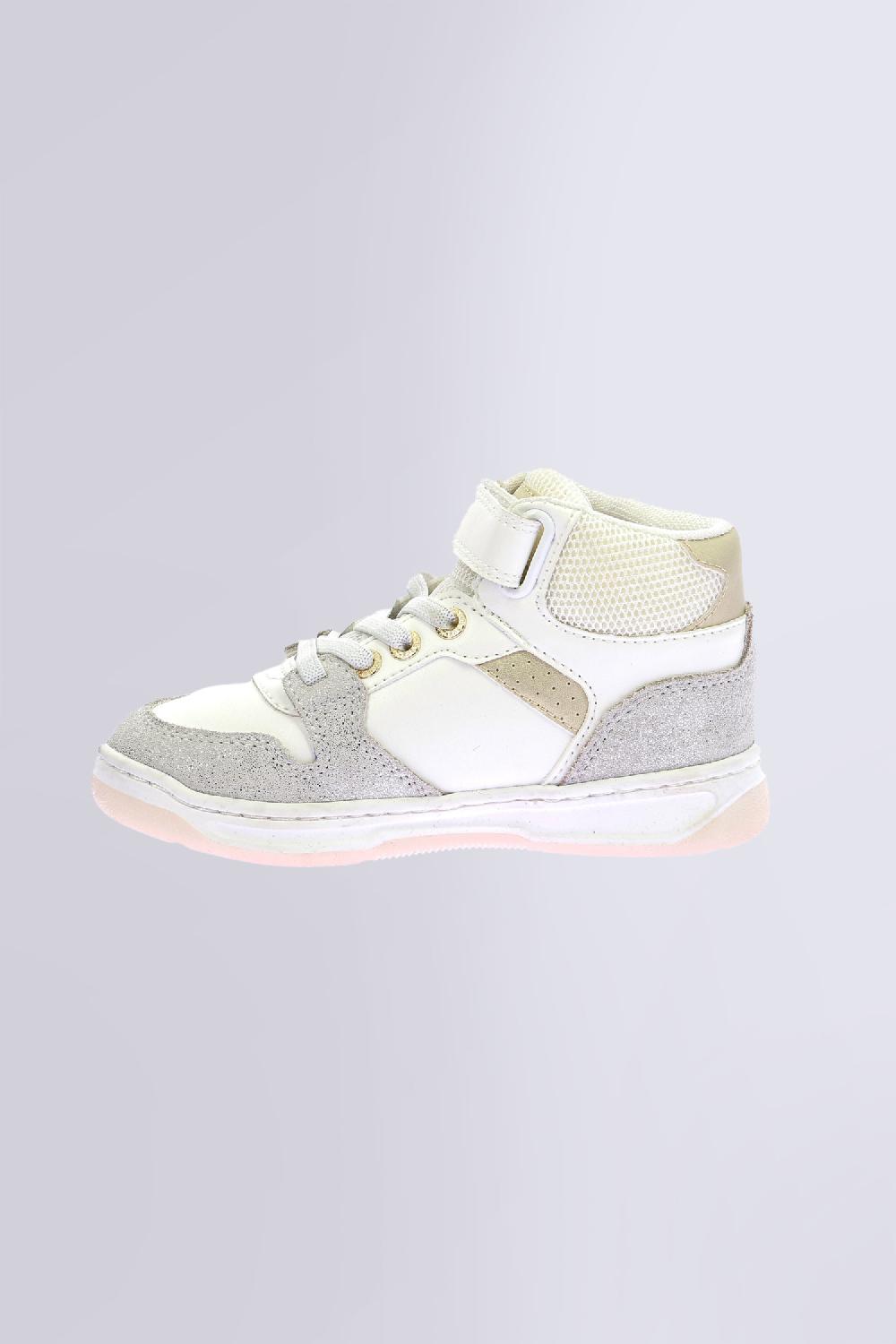 Kickers Kickado Blanc Or