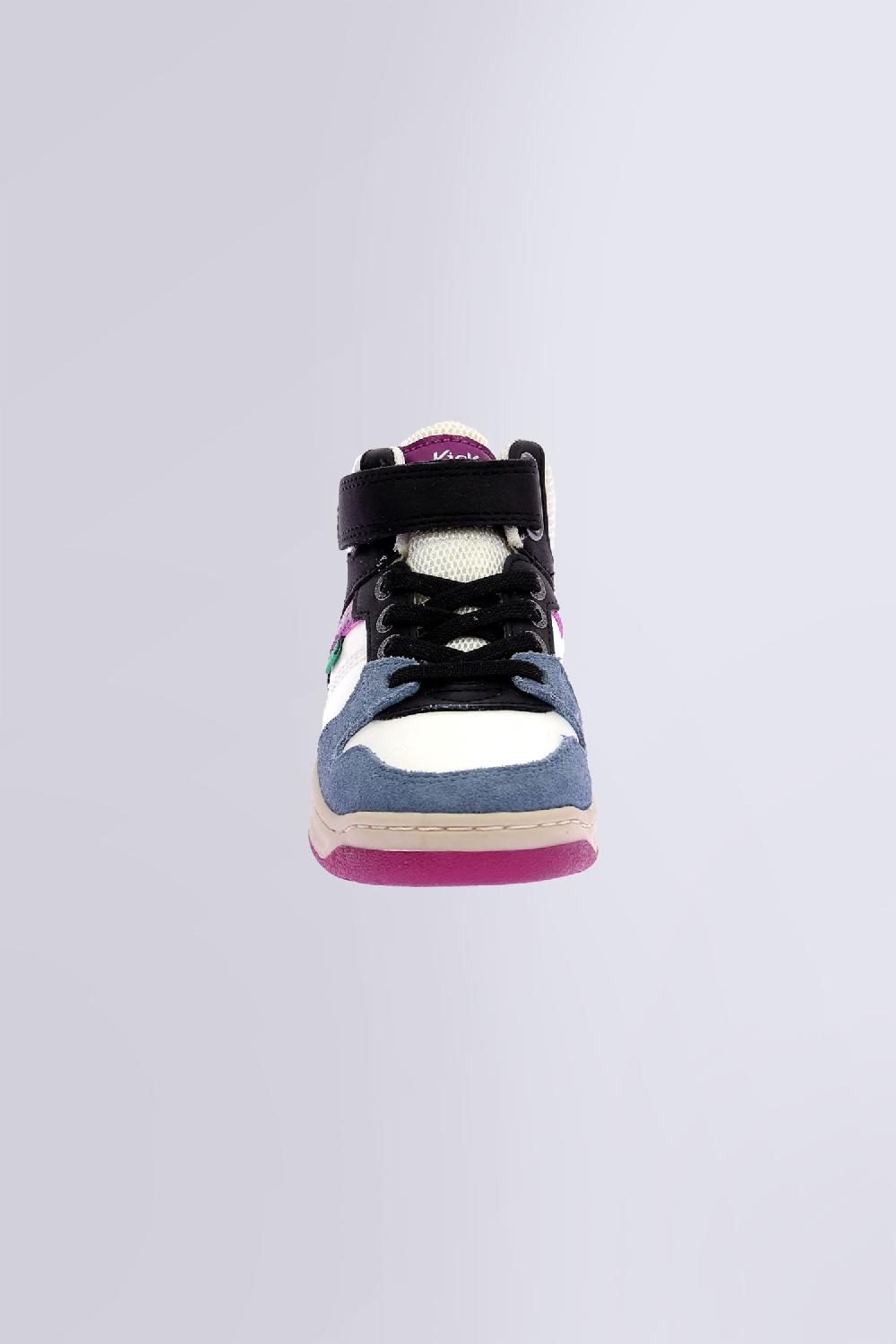 Kickers Kickado Bleu Blanc Violet