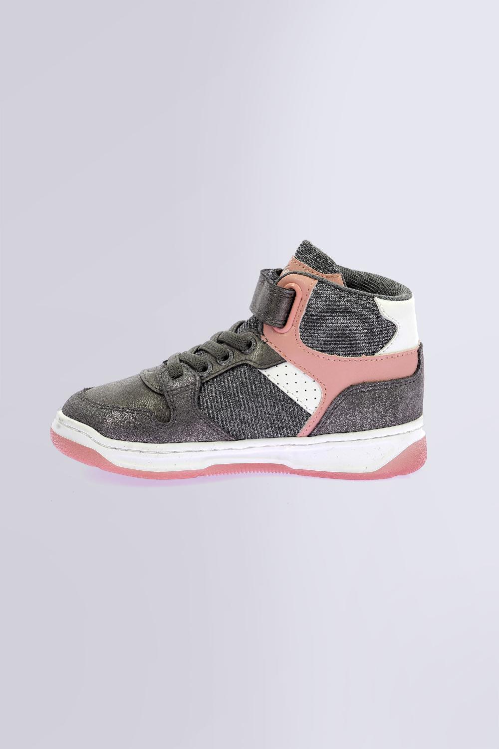 Kickers Kickado Gris Rose Argent