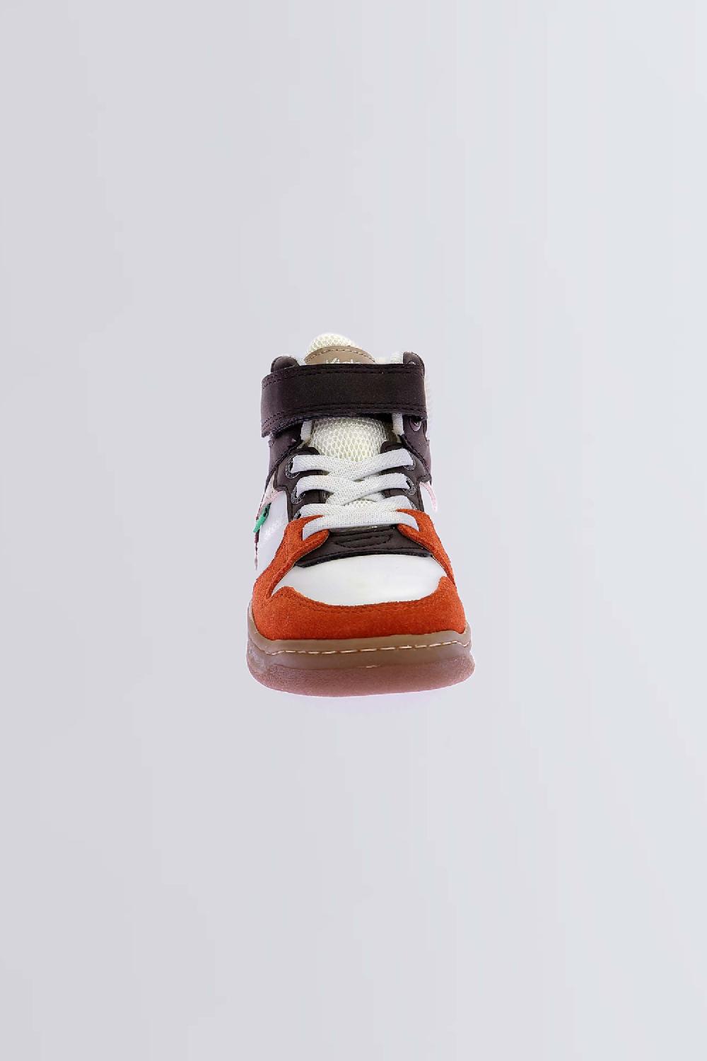 Kickers Kickado Marron Blanc